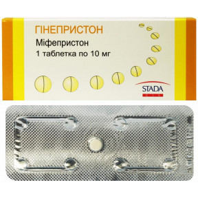 Гінепристон 10 мг №1 таблетки