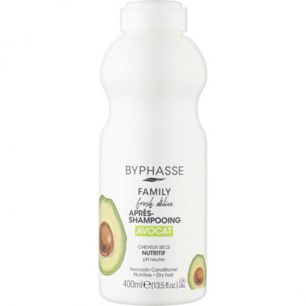 Byphasse Famili fresh delice кондиціонер для сухого волосся з авокадо  400 мл