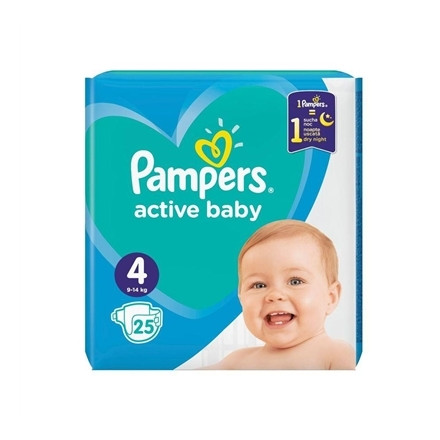 Памперс підгузники Active Baby Maxi (9-14 кг) Середня 25шт