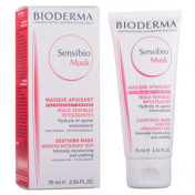 Маска Bioderma Sensibio увлажняющая для лица, для чувствительной кожи, 75 мл