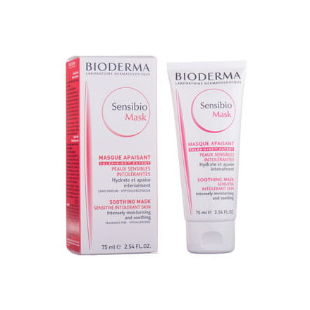 Маска Bioderma Sensibio увлажняющая для лица, для чувствительной кожи, 75 мл