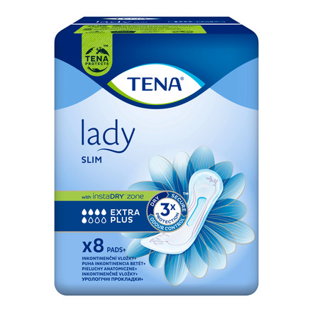 Прокладки урологические Tena Lady Extra plus Insta Dry, 8 штук