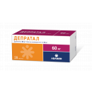Депратал таблетки кишковорозчинні 60 мг N28 (7х4) блістера в упаковці