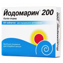 Йодомарин таблетки по 200 мг, 50 шт.