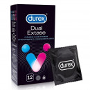 Презервативи Durex (Дюрекс) Dual Extase рельєфні з анестетиком, 12 шт.