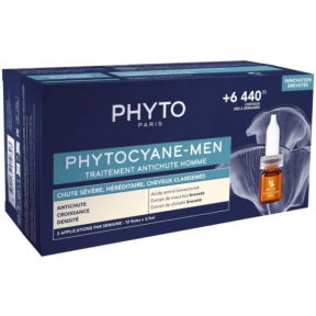 Phyto Phytocyane Men засіб проти випадіння 12*3,5мл, PHITOSOLBA