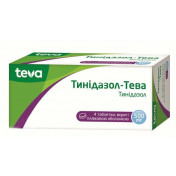 Тинідазол-Тева таблетки по 500 мг, 4 шт.