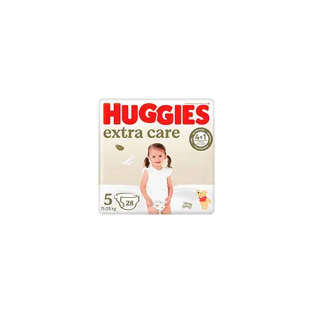 Підгузки Huggies Extra Care 5 (11-25кг) 28шт