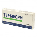 Тербінорм таблетки по 250 мг, 14 шт.
