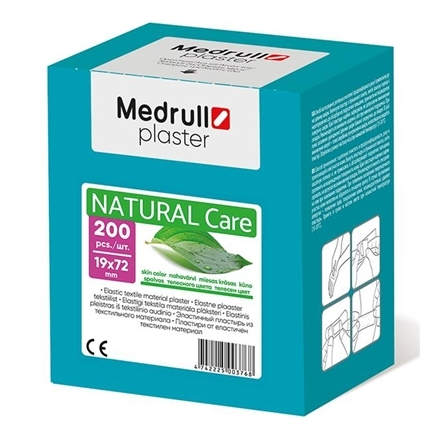 Пластир medrull "natural care" тканина 7.2х1.9см №200