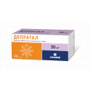 Депратал таблетки кишковорозчинні 30 мг N28 (7х4) блістера в упаковці