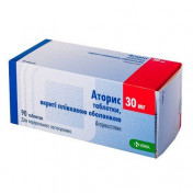 Аторис таблетки по 30 мг, 90 шт.