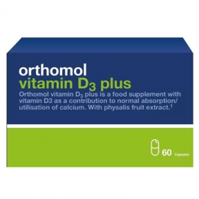 Ортомол Orthomol Vitamin D3 Plus new (для кісткового скелету та структури кісток)