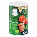 Снеки пшенично-овсяные Gerber Organic с томатами и морковью, 35 г