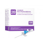 Канюля 2В блакитний 22G 0,9*25см
