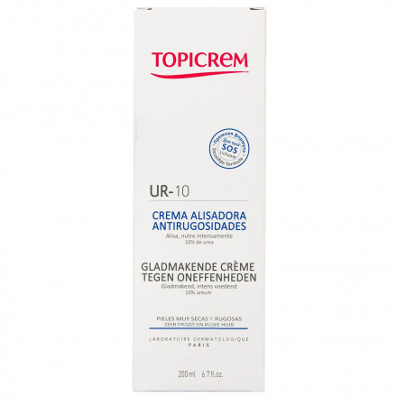 Крем для тіла Topicrem (Топікрем) UR-10 для вирівнювання загрубілих недоліків шкіри, 200 мл