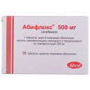 Абіфлокс таблетки 500 мг, 10 шт.