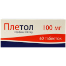 Плетол таблетки 100 мг, 60 шт.