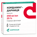 Кордіамін-Дарниця розчин в ампулах по 2 мл, 10 шт.
