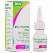 Мометазон-Тева спрей назальный, суспензия 50 мкг/доза, 10 г (60 доз)