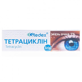 Тетрациклінова мазь очна 1% 3г