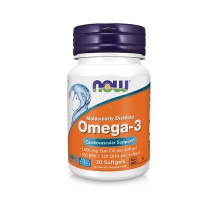 Вітаміни NOW Foods OMEGA-3 1000мг капс. №30 (1649)