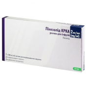 Линезолид КРКА раствор для инфузий по 300 мл, 2 мг/мл, 1 шт.