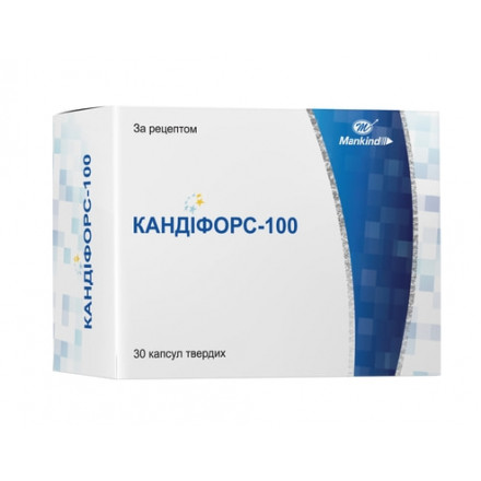 Кандіфорс-100 капс.100мг №30&amp;amp;