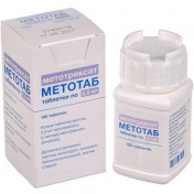 Метотаб 2.5 мг №100 таблетки