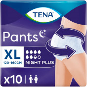Tena Pants Plus Night XL 10шт (підгузники-трусики)