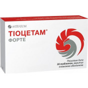 Тіоцетам Форте таблетки, 30 шт.