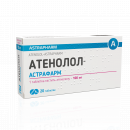 Атенолол-Астрафарм таблетки по 100 мг, 20 шт.