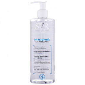 Мицеллярная вода SVR Physiopure, для всех типов кожи, в том числе чувствительной, 400 мл.