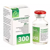 Томогексол розчин для ін'єкцій по 350 мг йоду/мл, 20 мл
