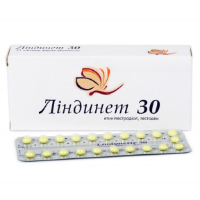Ліндинет таблетки по 30 мг, 21 шт.