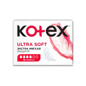Прокладки гигиенические Kotex Ultra soft, нормал, мягкая поверхность,10 штук