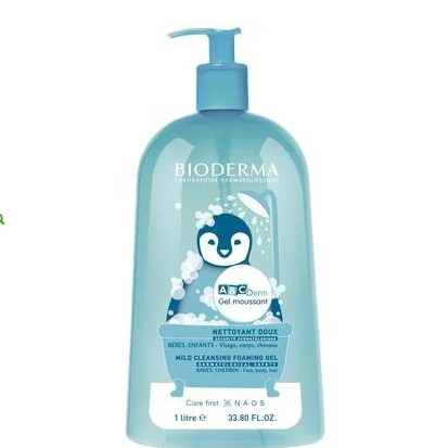 Гель детский Bioderma Авсderm для купания без мыла, 1000 мл