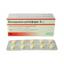 Бісопролол-Ратіофарм таблетки по 5 мг, 50 шт.