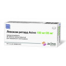 Левоком Ретард Асино таблетки при хворобі Паркінсона 100 мг/25 мг №100