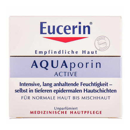 Eucerin Aquaporin крем увлажняющий дневной для всех типов кожи с УФ 25, 50 мл