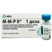 М-М-Рвакспро вакцина 1доза фл.+розчин.шприц з 2 голками №1&