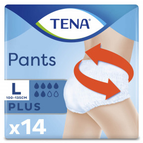 Tena Pants Plus L 14шт (підгузники-трусики)