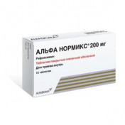 Альфа Нормікс таблетки по 200 мг, 12 шт.