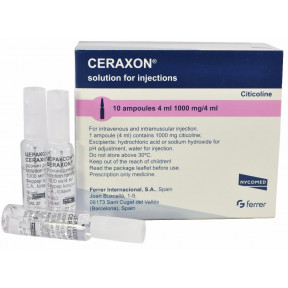 Цераксон раствор для инъекций по 1000 мг, в ампулах по 4 мл, 10 шт.