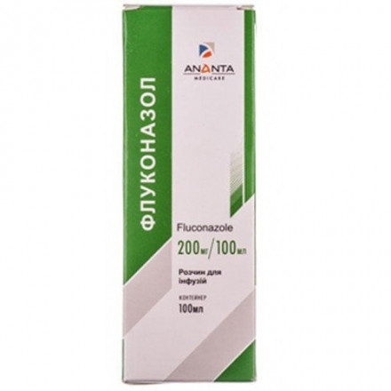 Флуконазол розчин 200 мг, 100 мл