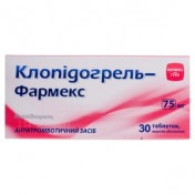 Клопидогрель-Фармекс таблетки по 75 мг, 30 шт.