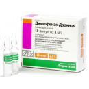 Диклофенак-Дарница раствор для инъекций по 3 мл в ампуле, 25 мг/мл, 10 шт.