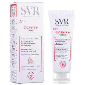 Крем SVR Cicavit+ успокаивающий для поврежденной и раздраженной кожи, 40 мл
