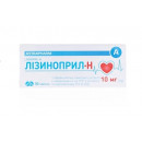Лізиноприл-Н таблетки від підвищеного тиску, 10мг/12,5мг, 30 шт.