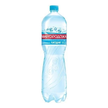 Мінеральна вода миргородська лагідна 1,5л  сл/газ